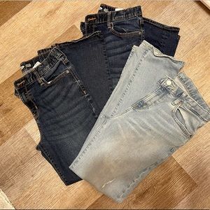 3 pair Old Navy Built in Flex Boys Jeans, 14 Husky
